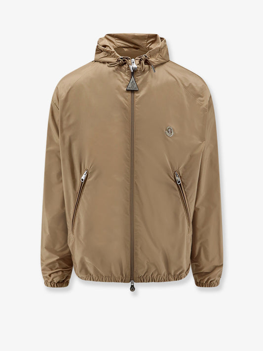 Nylon hooded jacket
