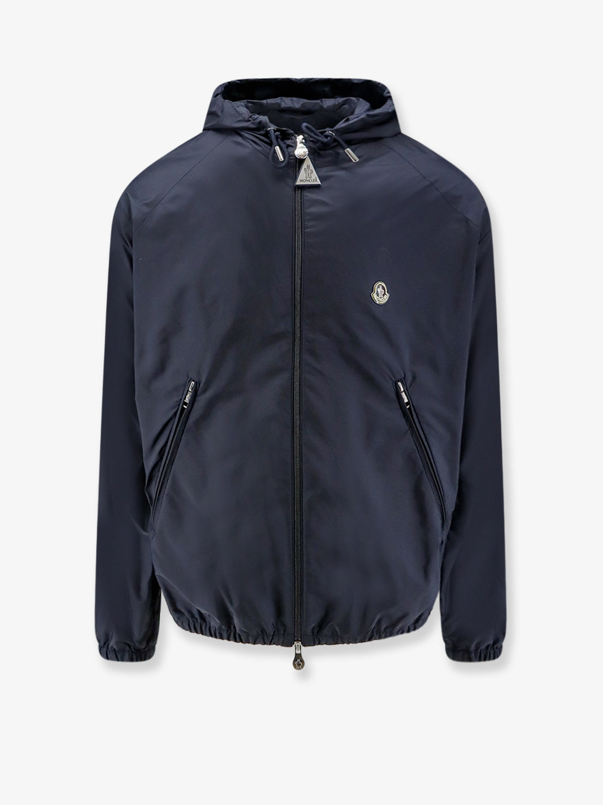 Nylon hooded jacket