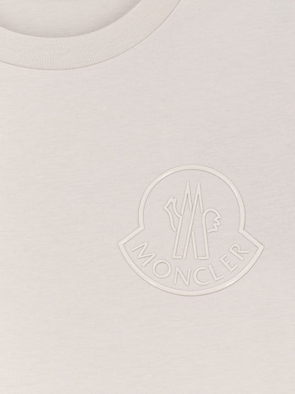 Cotton T-shirt with front logo patch thumbnail