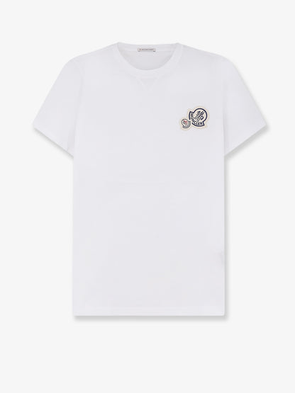 T-shirt in cotone con patch logo thumbnail
