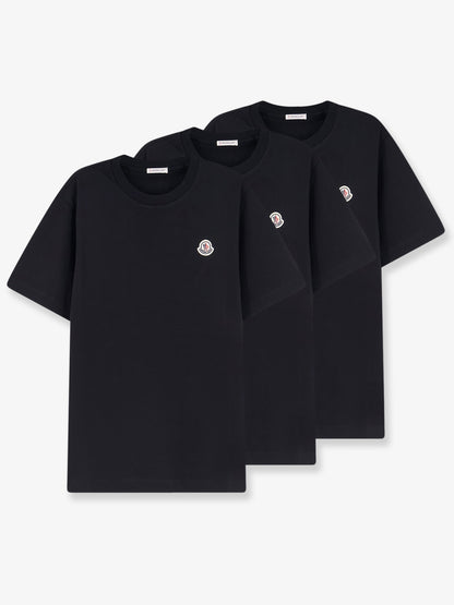 Cotton T-shirt with front logo patch thumbnail