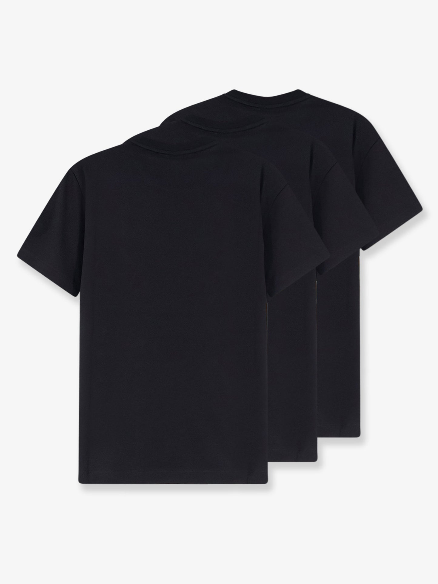 Cotton T-shirt with front logo patch