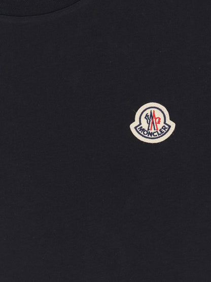 Cotton T-shirt with front logo patch thumbnail