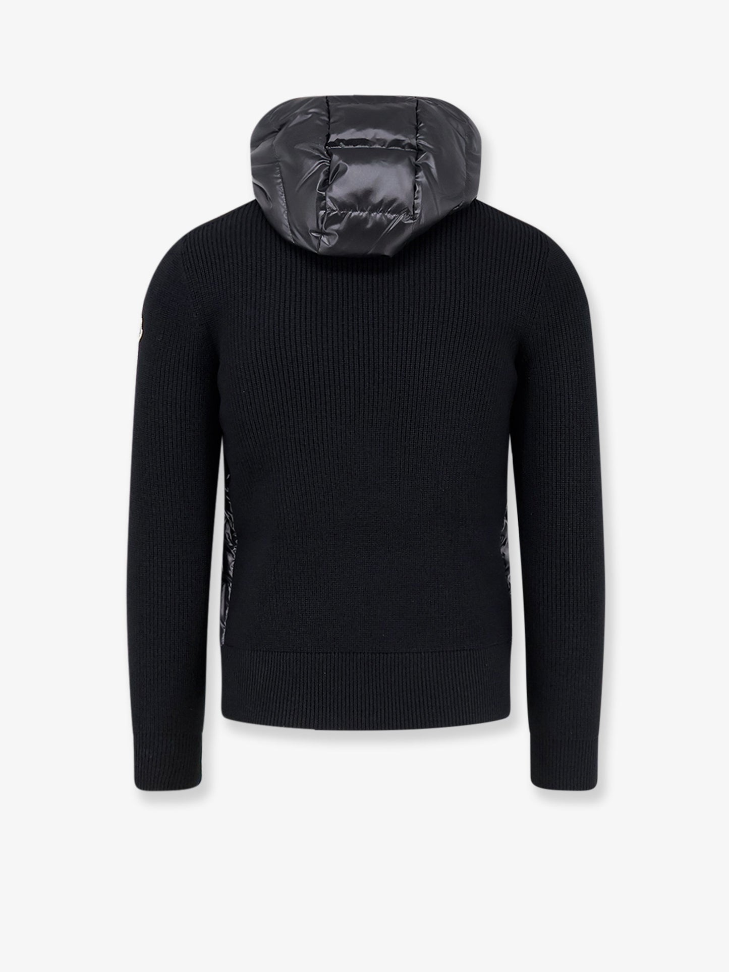 Down Jacket with virgin wool inserts
