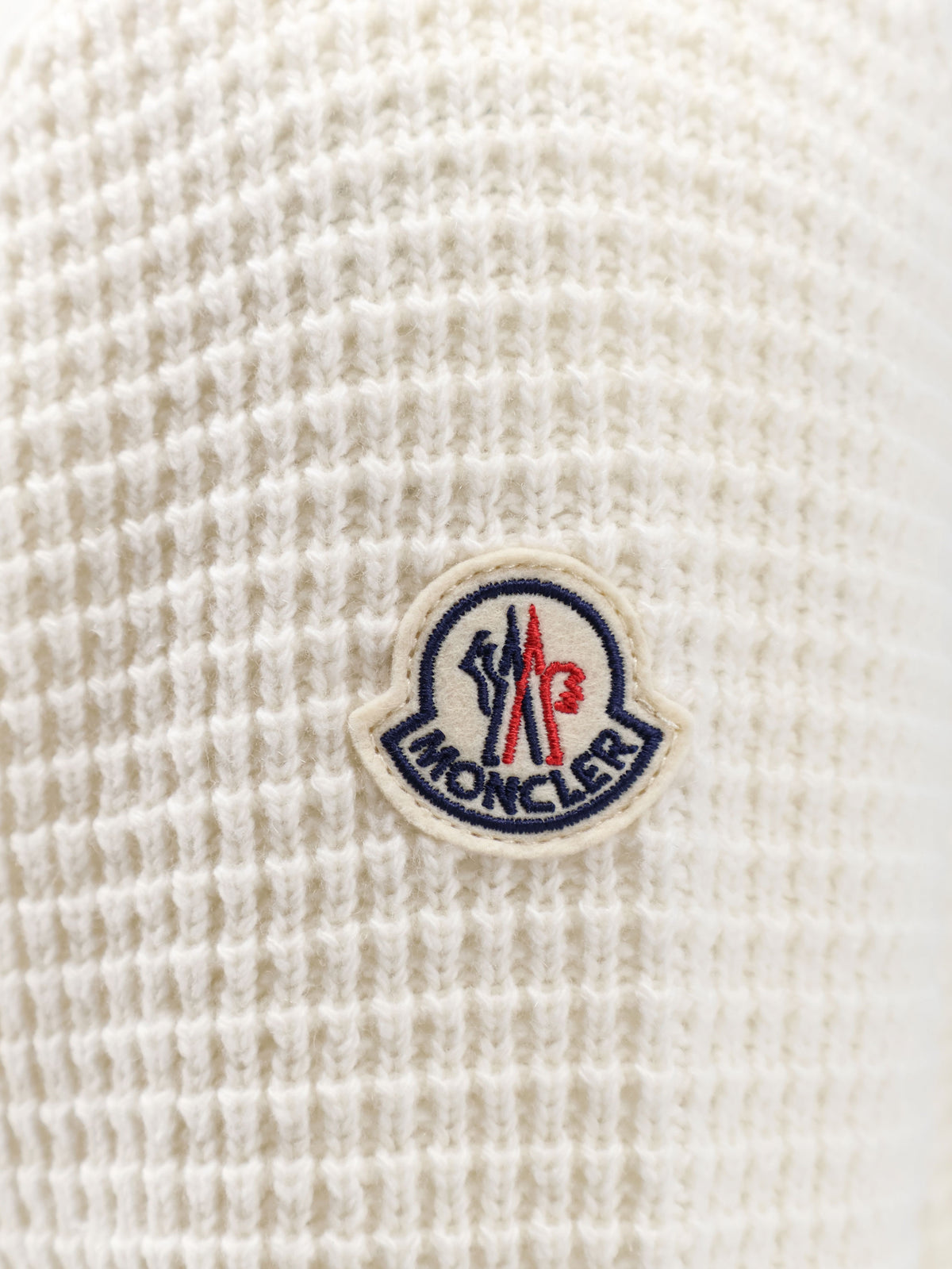 Nylon jacket with wool and cashmere blend sleeves