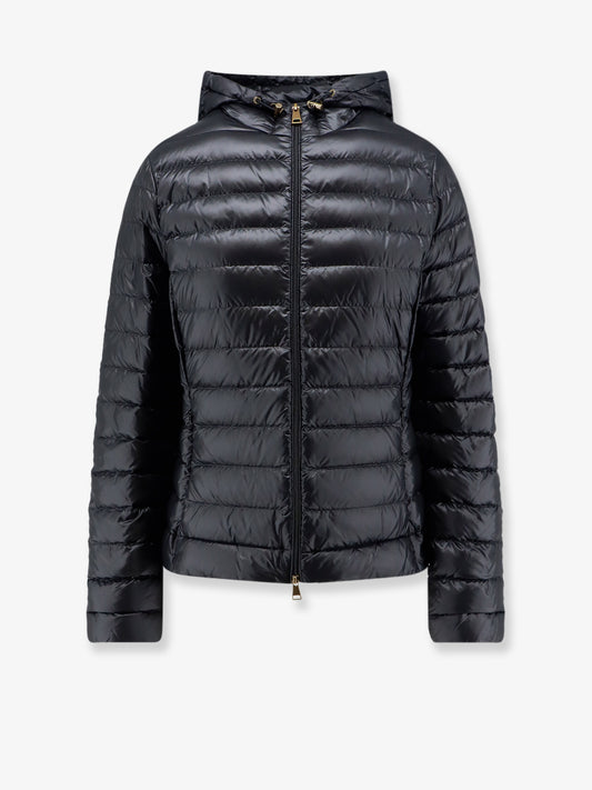 Igelhood recycled longue saison short down jacket