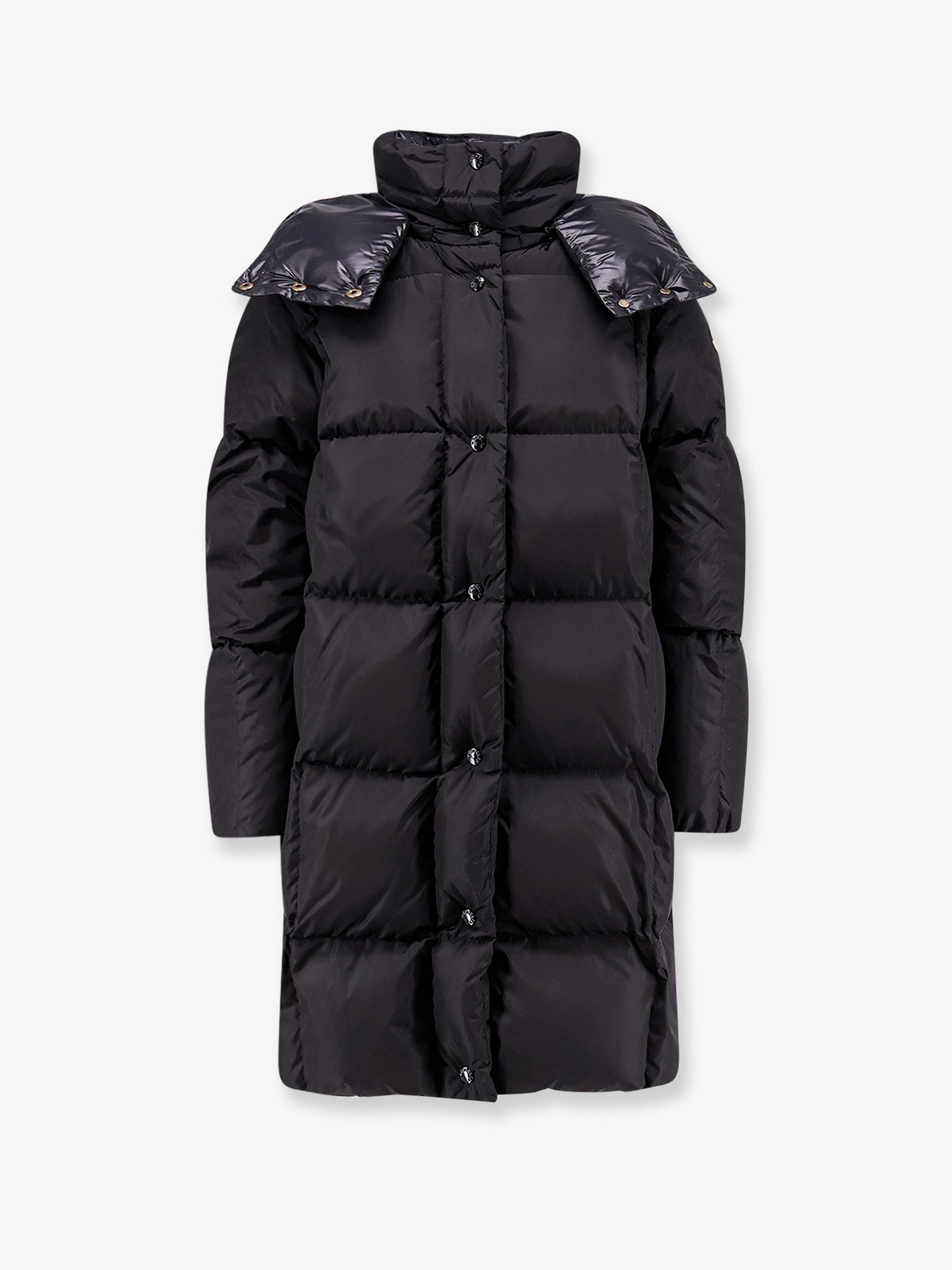 Litte nylon long down jacket