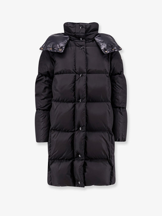 Litte nylon long down jacket