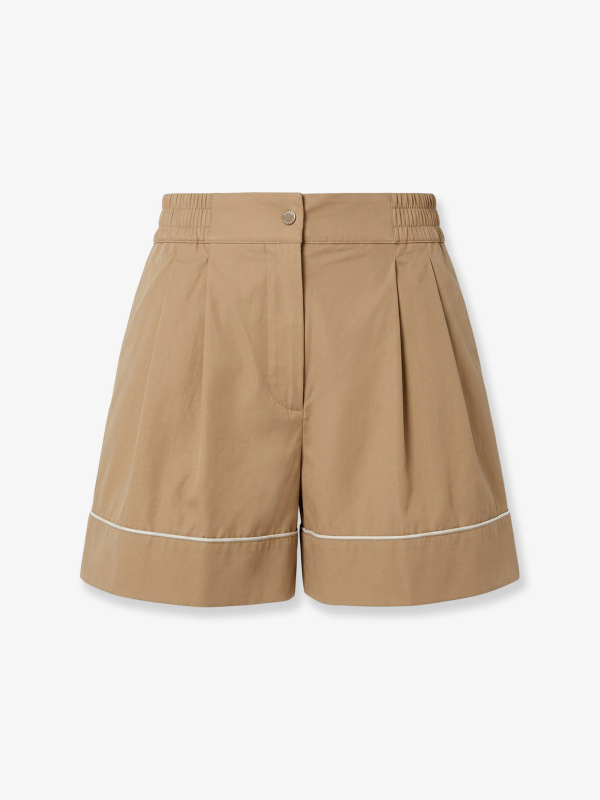 Cotton blend shorts