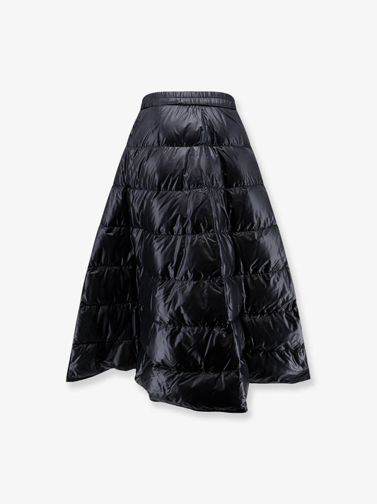 Padded recycled nylon skirt