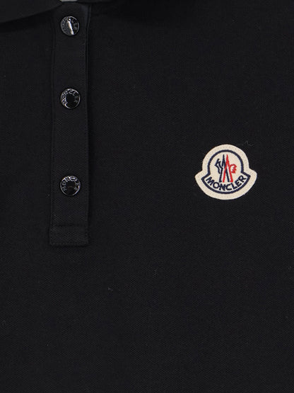Cotton polo shirt with logo patch thumbnail