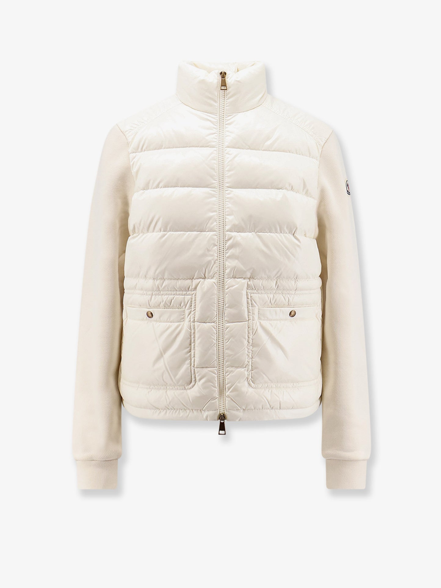 Padded jacket with fabric details