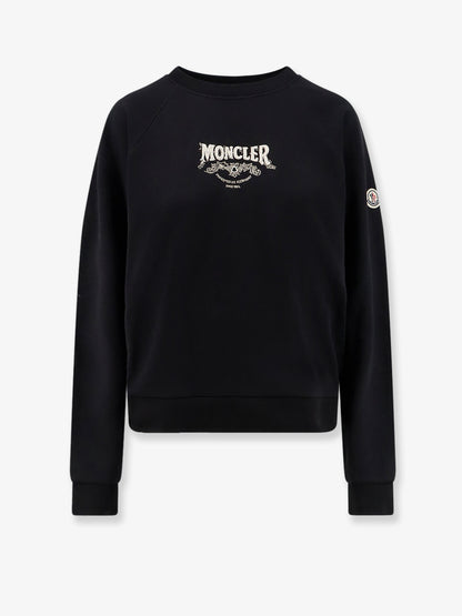 Cotton sweatshirt with front logo thumbnail