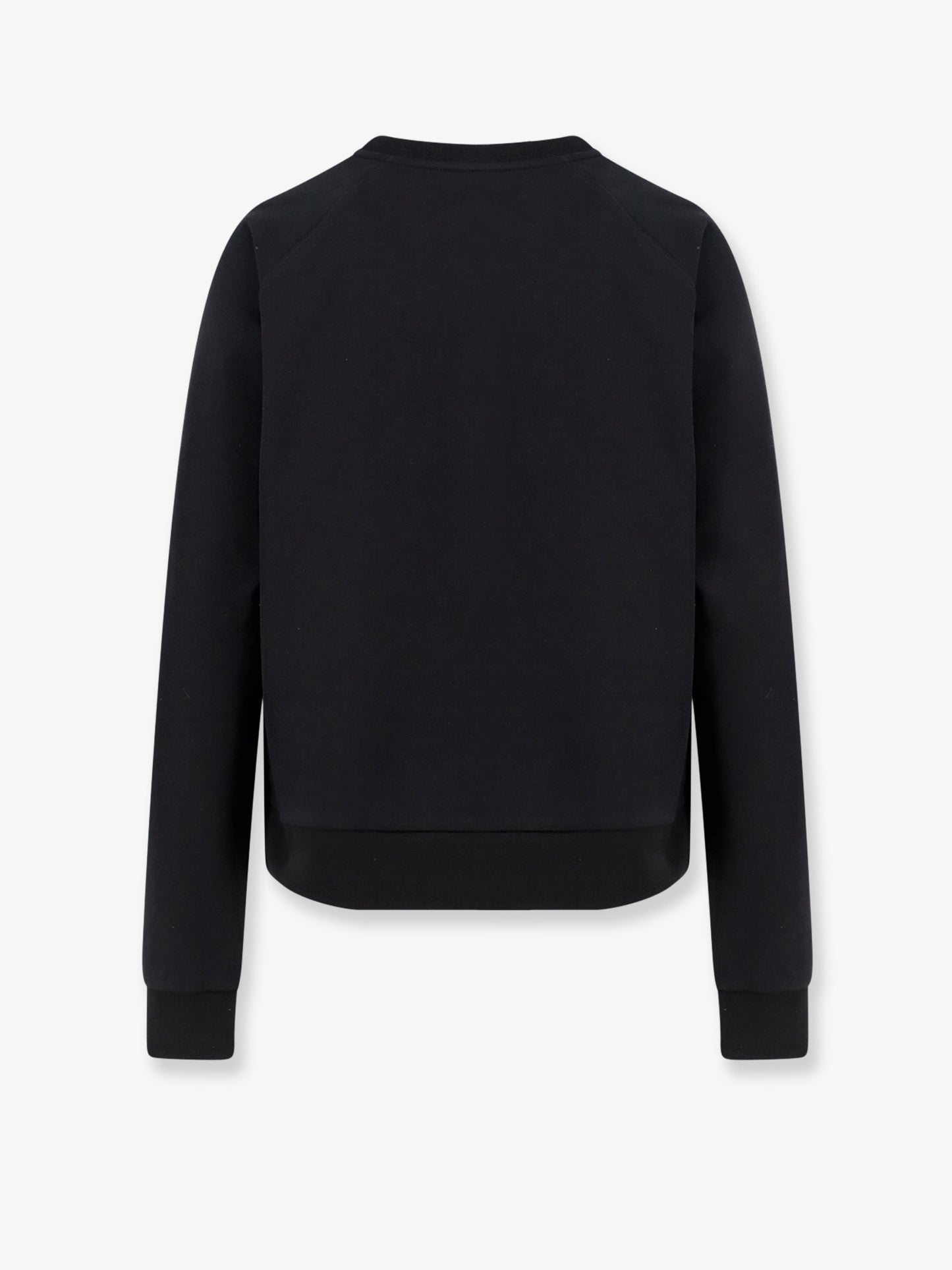 Cotton sweatshirt with front logo