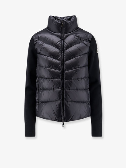 Down Jacket with virgin wool sleeves thumbnail