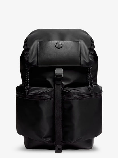 Kenton Drill nylon backpack with logo patch thumbnail