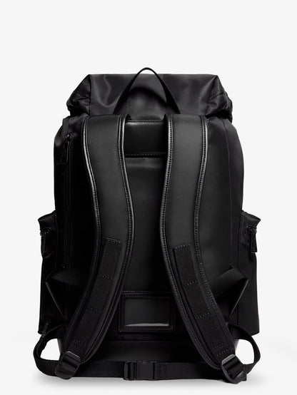 Kenton Drill nylon backpack with logo patch thumbnail
