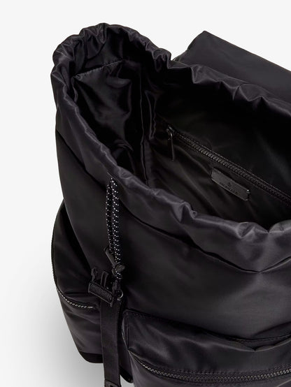 Kenton Drill nylon backpack with logo patch thumbnail
