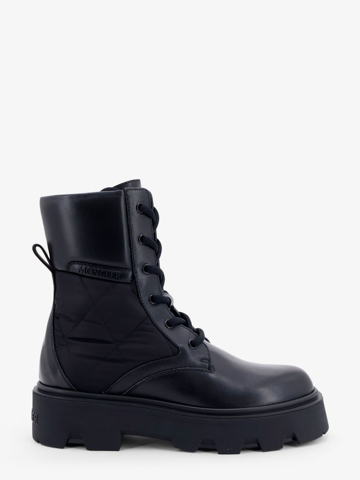Aurea leather and nylon boots