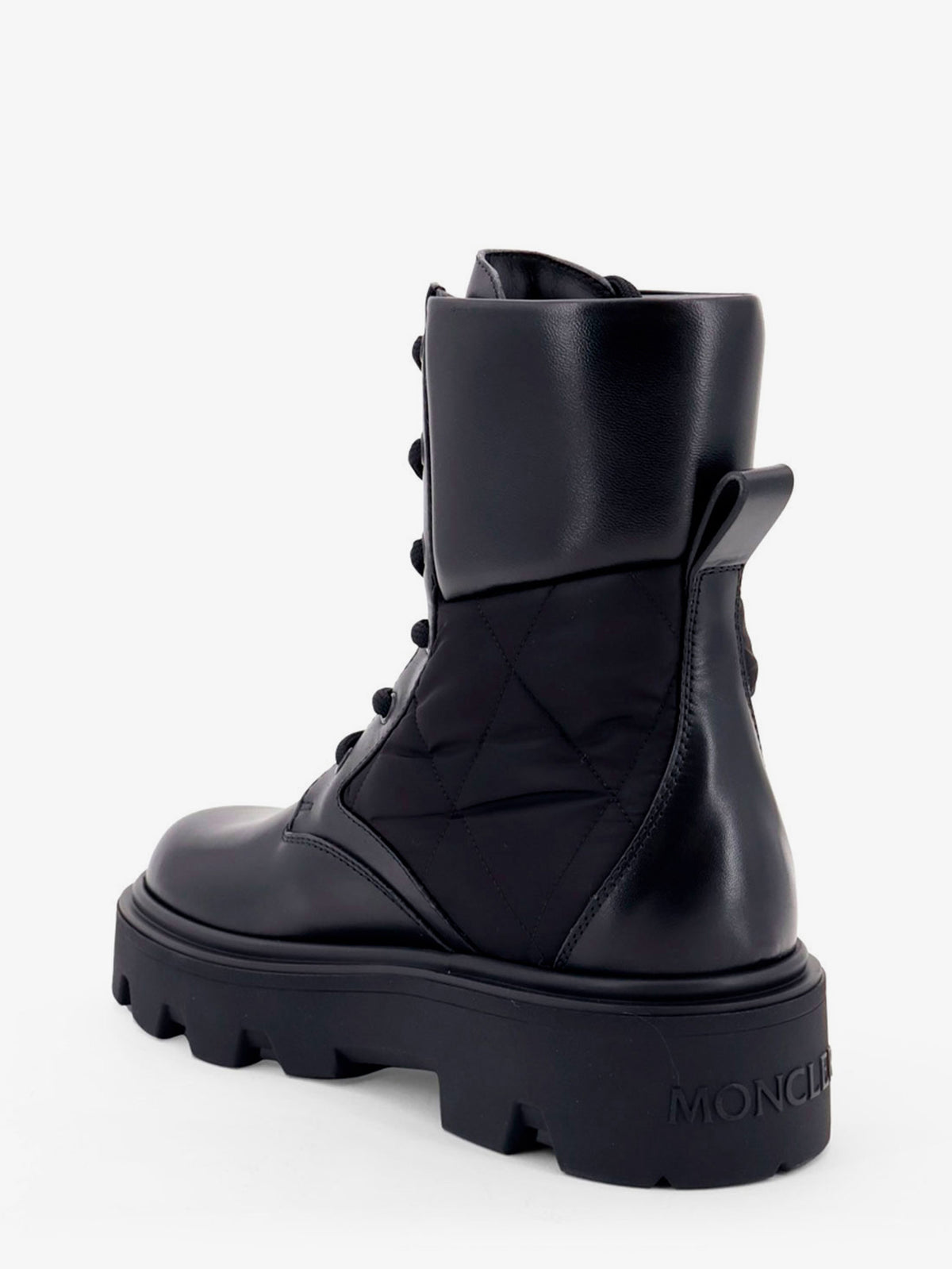 Aurea leather and nylon boots
