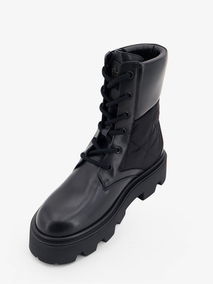 Aurea leather and nylon boots thumbnail