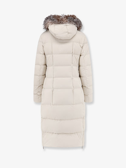 Zagar-Kn water-repellent stretch fabric long down coat thumbnail