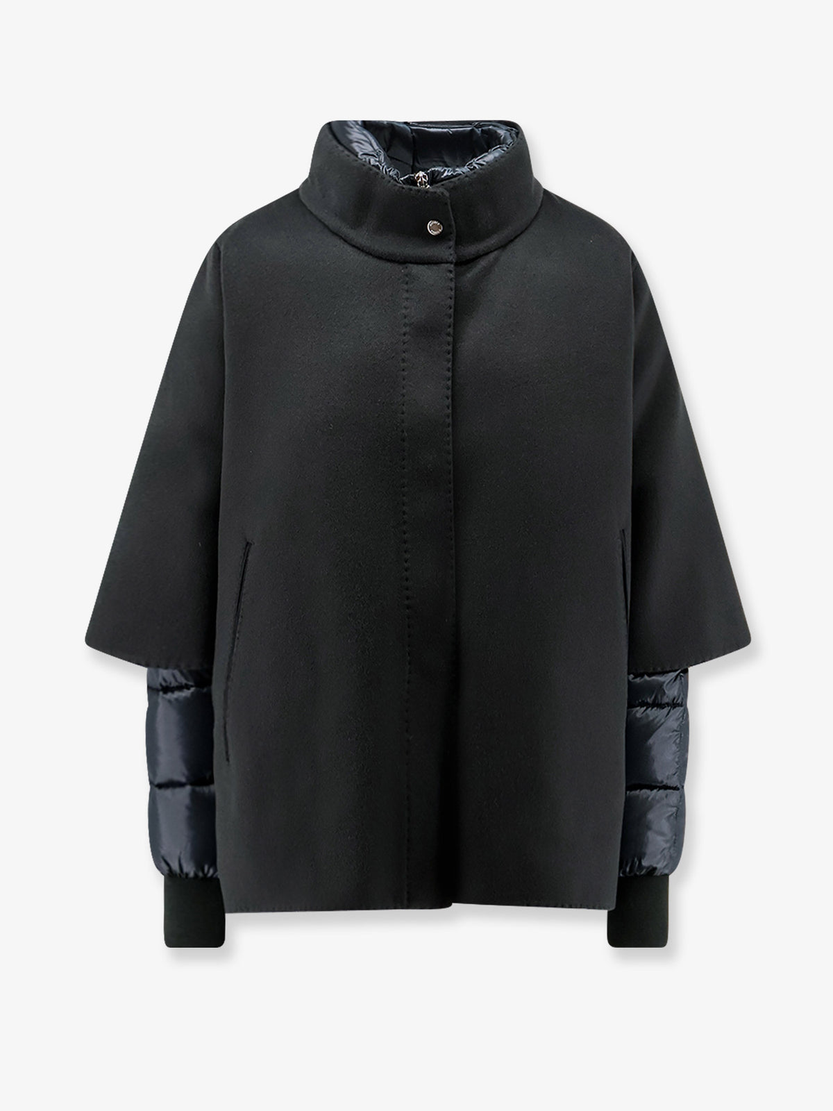 Resia-Cwr down jacket with removable cape