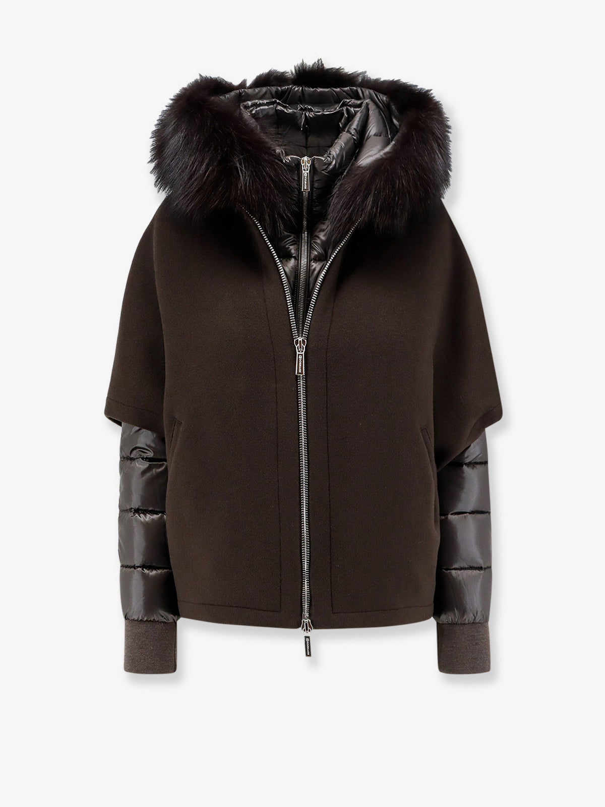 Piumino Pegaso in misto lana e cashmere amovibile