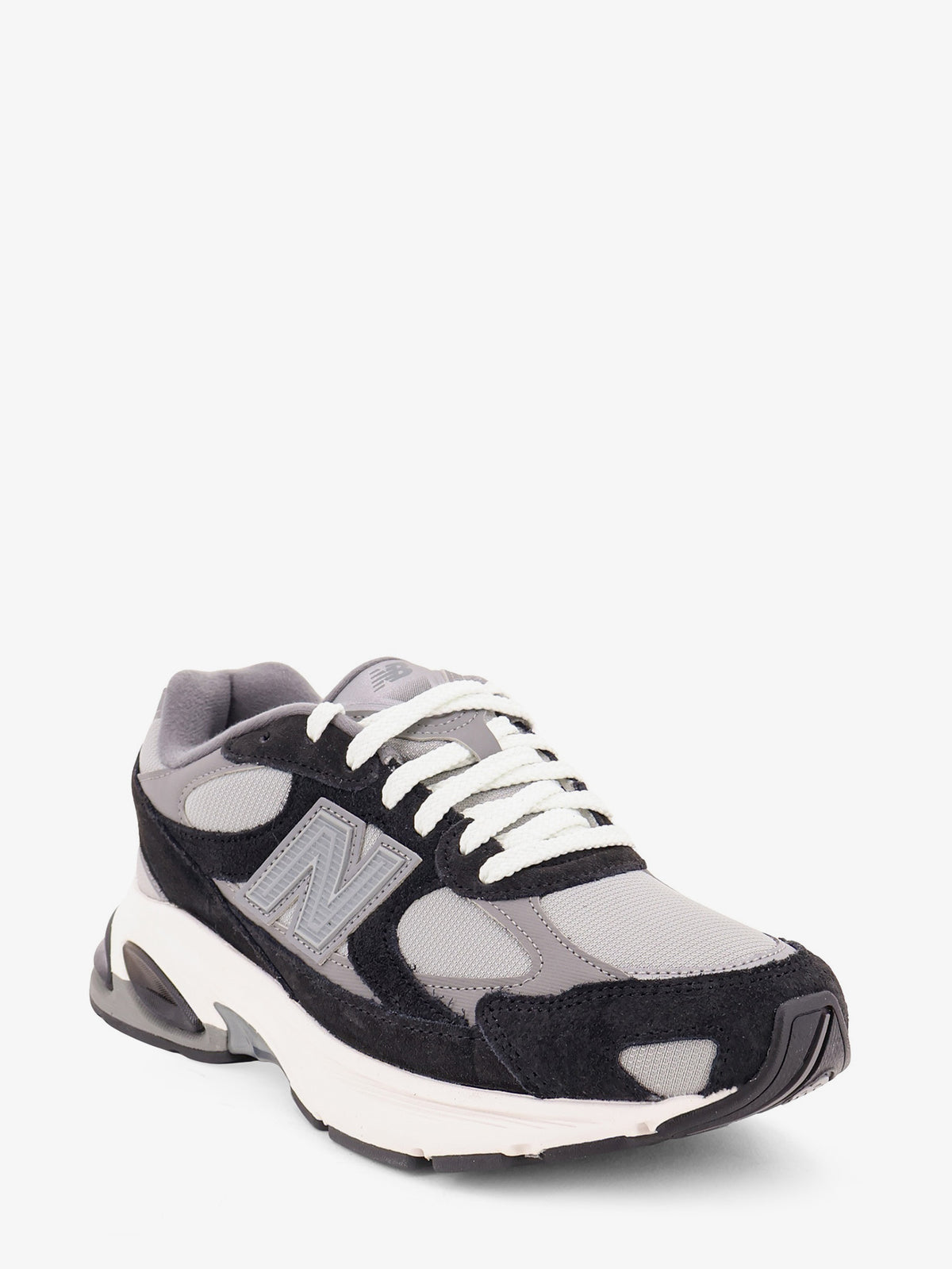 U2010 suede and mesh sneakers