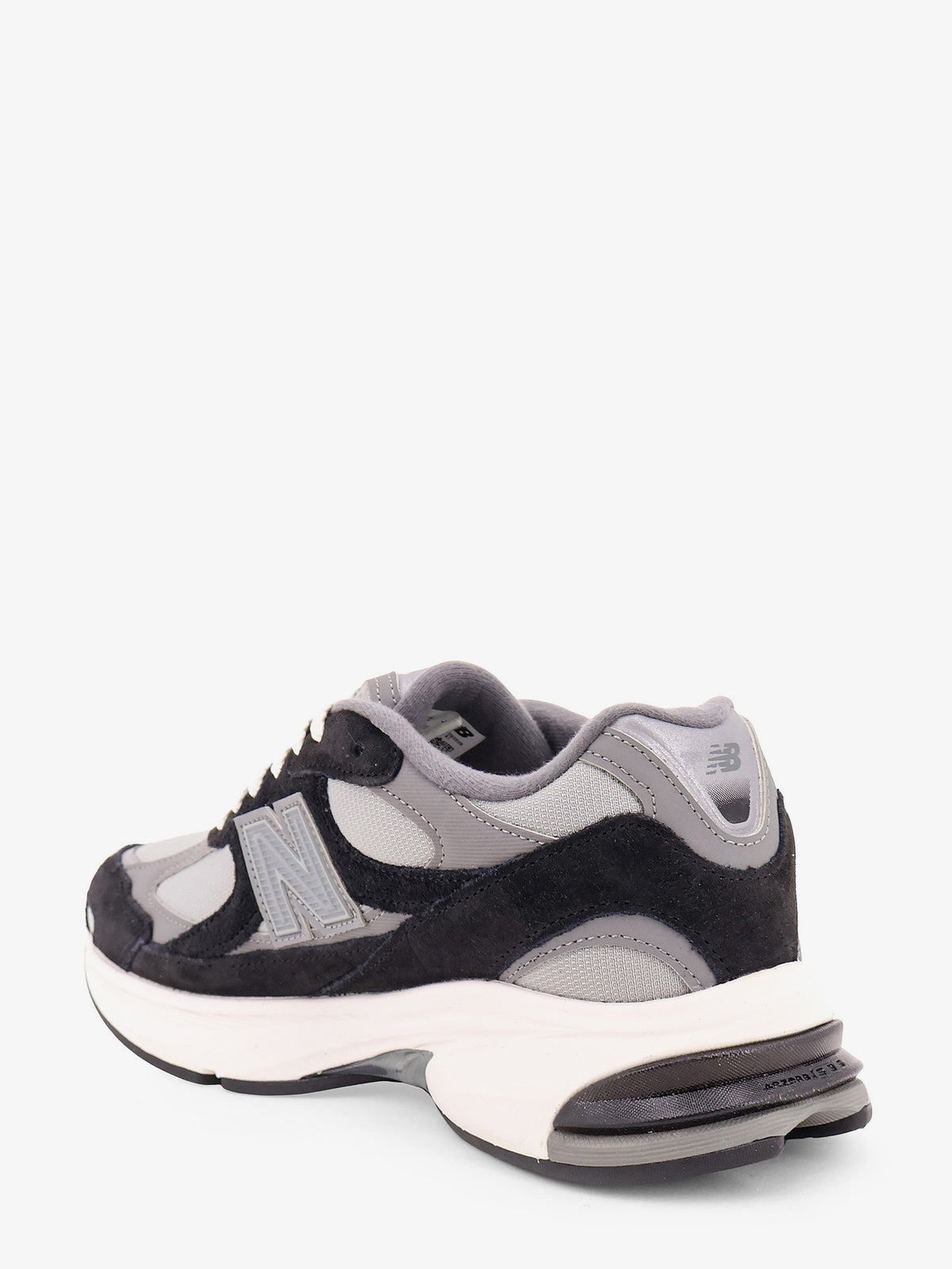 U2010 suede and mesh sneakers