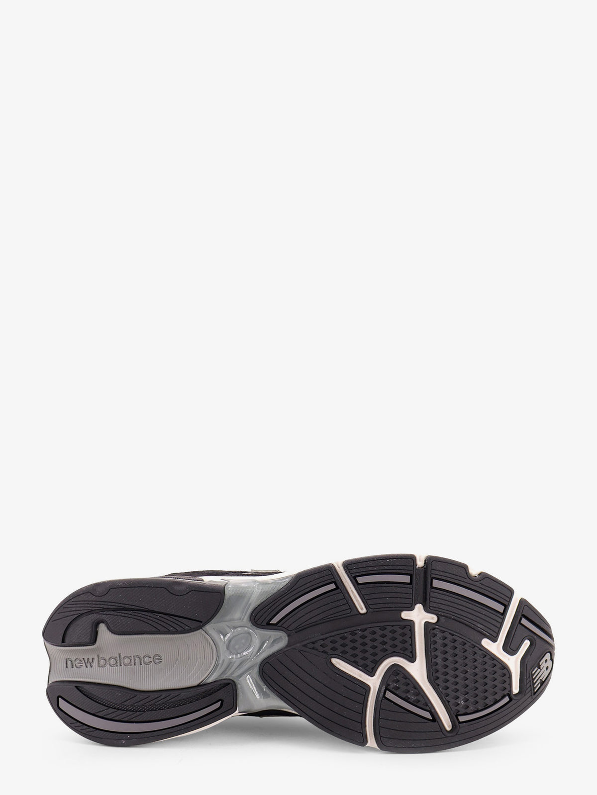 U2010 suede and mesh sneakers