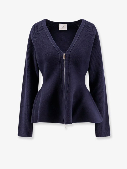 Wool blend cardigan