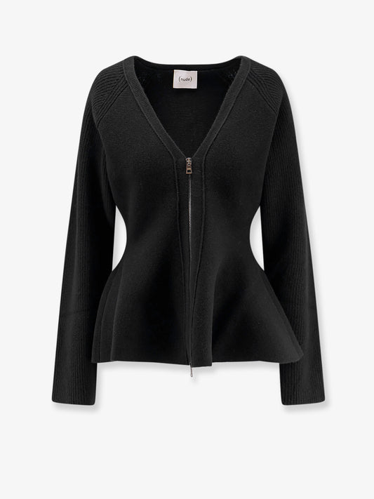 Wool blend cardigan
