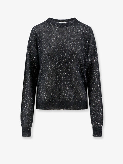 Mohair blend sweater with sequins thumbnail