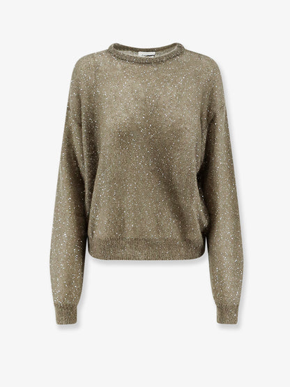 Maglia in misto mohair con paillettes thumbnail