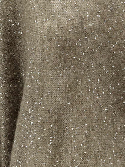 Maglia in misto mohair con paillettes thumbnail