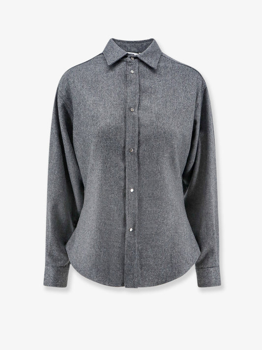 Wool blend shirt