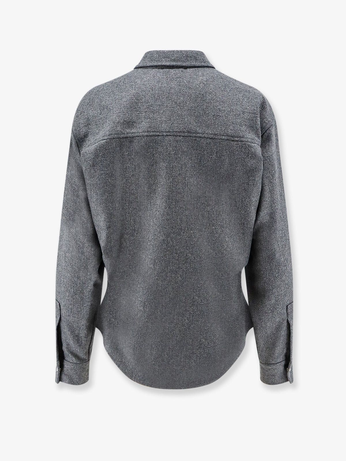Wool blend shirt