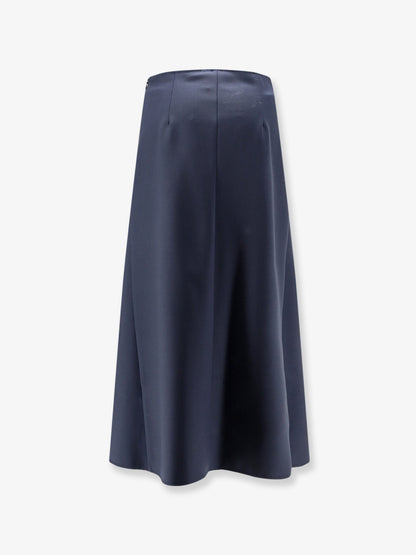 Wool blend long skirt thumbnail
