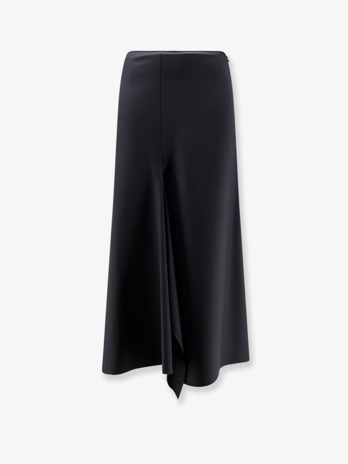 Wool blend long skirt