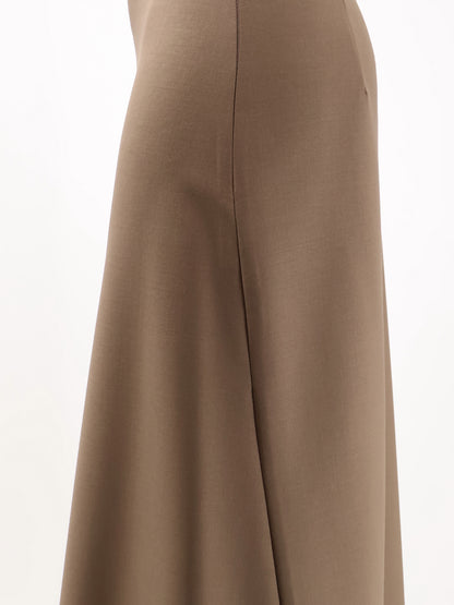 Wool blend long skirt thumbnail