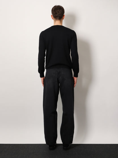 Virgin wool basic sweater thumbnail