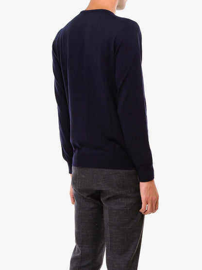 Virgin wool basic sweater thumbnail