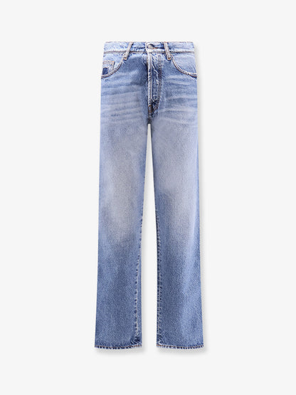 Distressed cotton jeans thumbnail