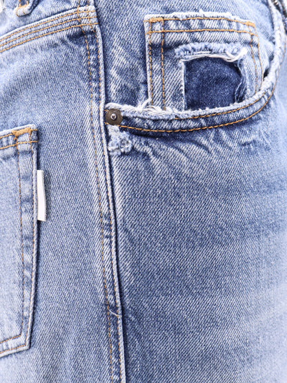 Distressed cotton jeans thumbnail