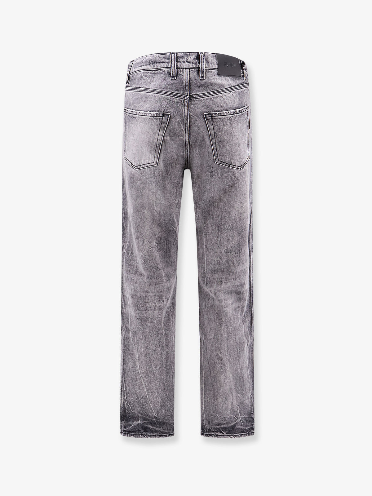 Pantaloni in cotone con effetto washed-out