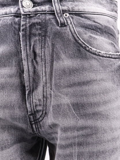 Pantaloni in cotone con effetto washed-out thumbnail