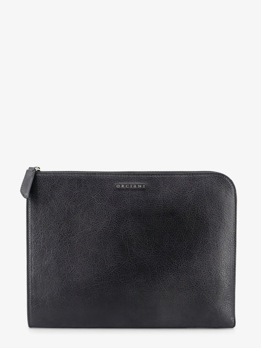 Lagoon leather briefcase