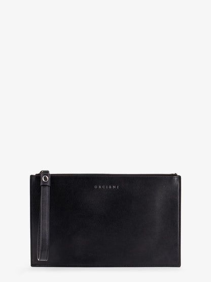 Leather clutch bag thumbnail