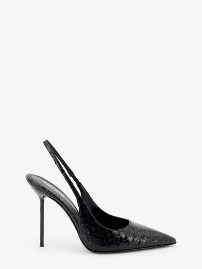 Lidia pump in leather with python print thumbnail